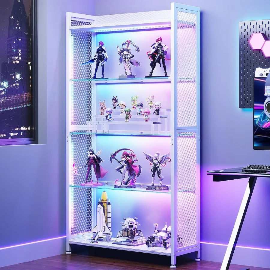 Vitrina con Estantes de Vidrio - Lighting reseña y precio