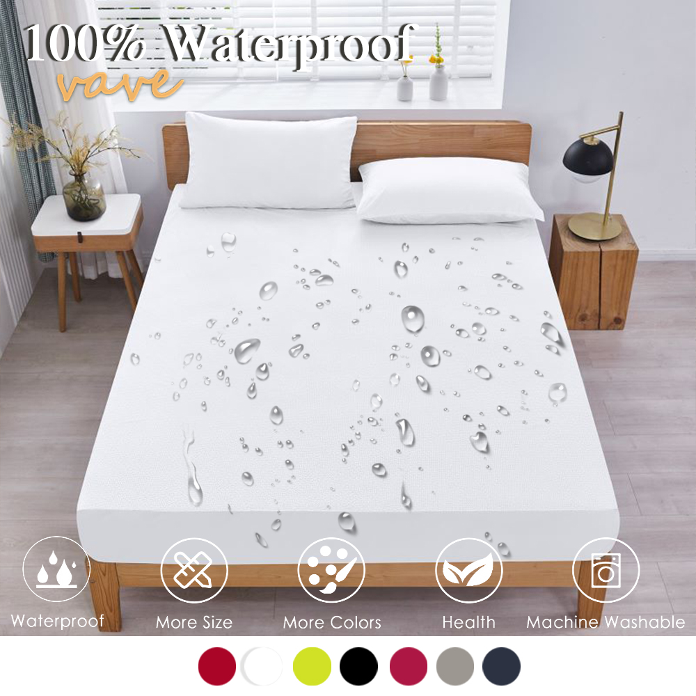 Sábana bajera impermeable con  - Waterproof Mattress Protector Breathable reseña y precio