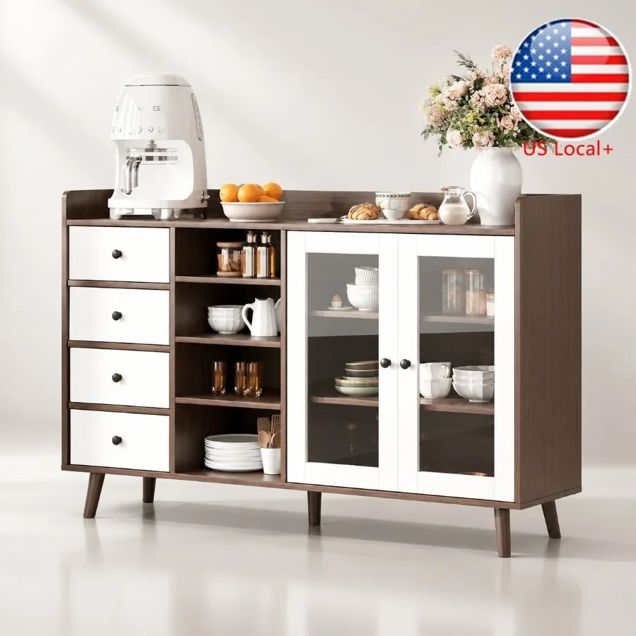 Aparador con puertas de crista - Storage & Organization reseña y precio
