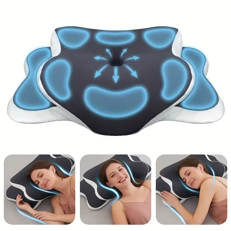 Almohadas de espuma viscoelást - Memory Foam Orthopedic Pillow Neck Pain reseña y precio