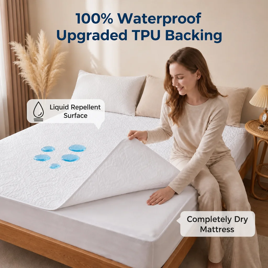 1 unidad de protector de colch - Waterproof Mattress Protector Breathable reseña y precio