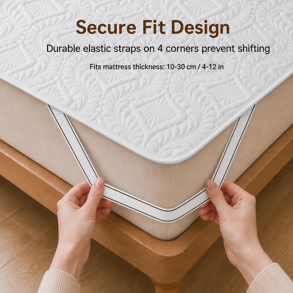 1 unidad de protector de colch - Waterproof Mattress Protector Breathable reseña y precio