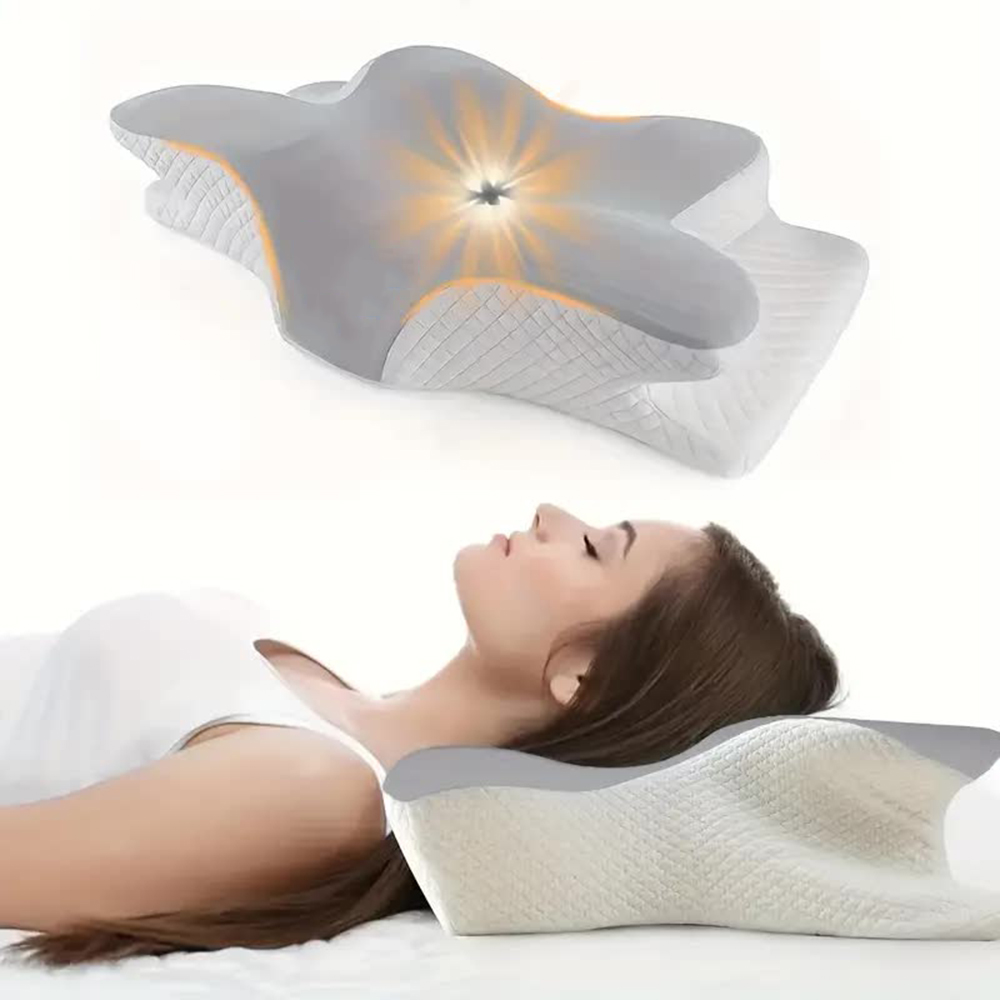 Almohadas de espuma viscoelást - Anti Snore Contour Pillow reseña y precio