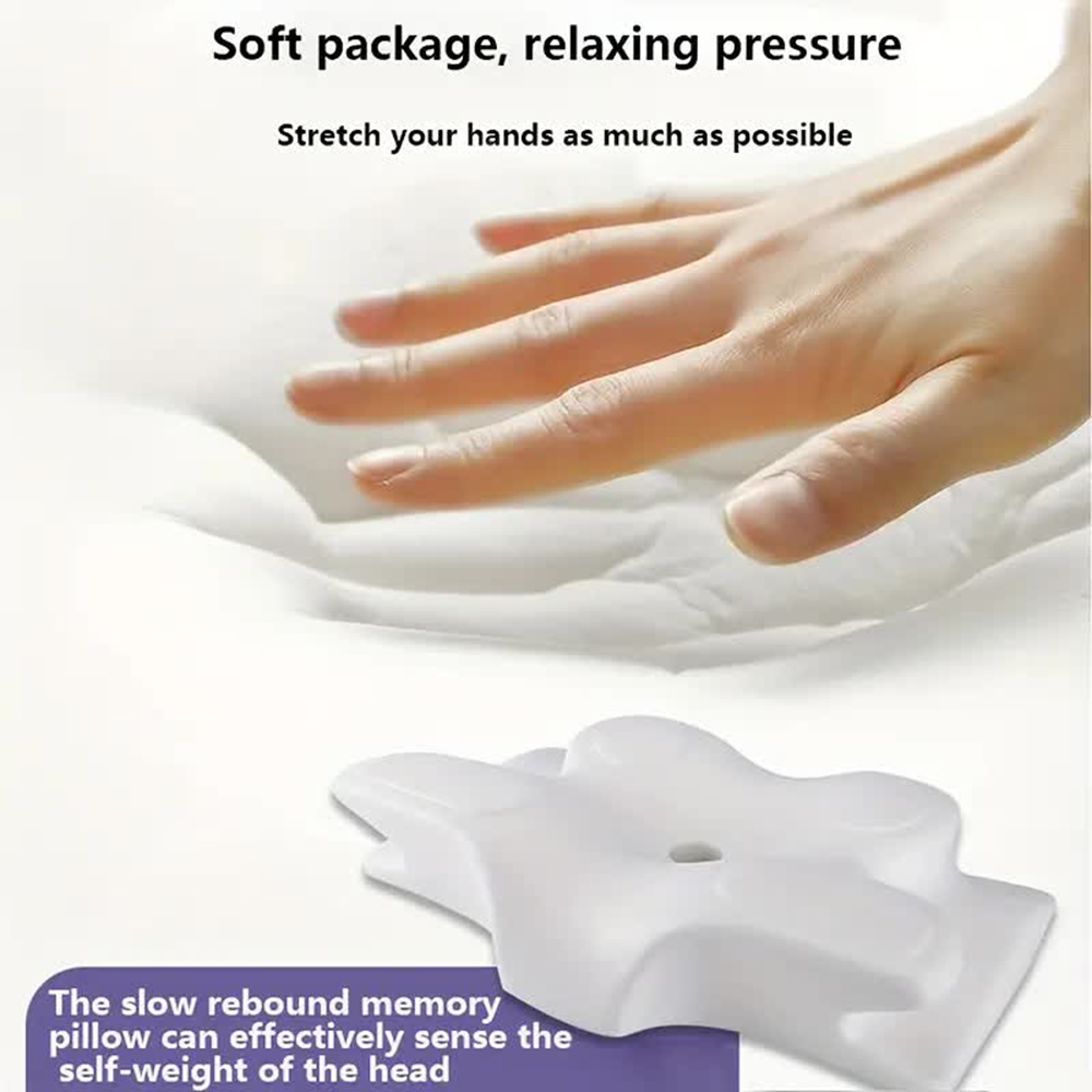 Almohadas de espuma viscoelást - Anti Snore Contour Pillow reseña y precio